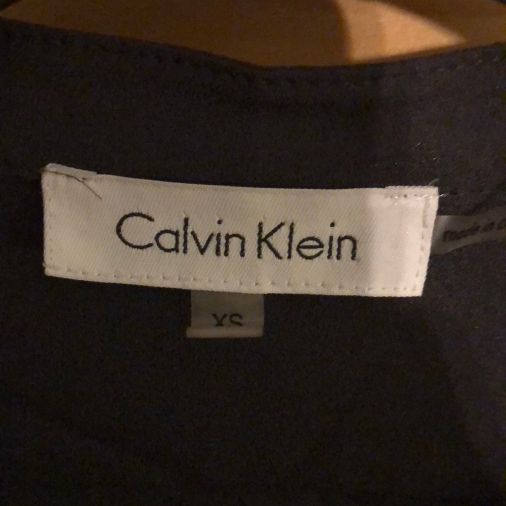 Calvin Klein button up blouse light weight. - Picture 3 of 3